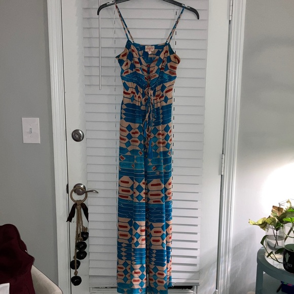 Plenty by Tracy Reese Dresses & Skirts - FLASH SALE! Plenty by Tracy Reese Blue and Orange Patterned Maxi Dress